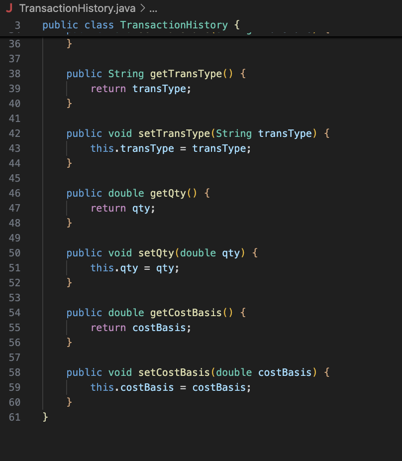 Java Code